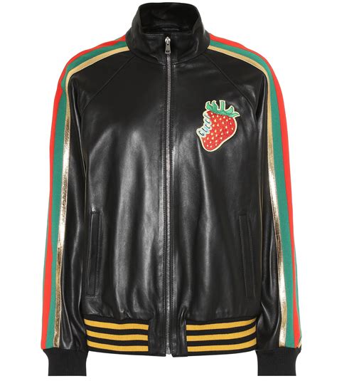 www.gucci leather jackets|Gucci original leather jacket.